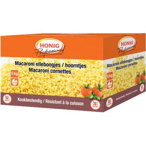 Honig Macaroni elleboog hoorntjes kookbestendig, doos 10 kg