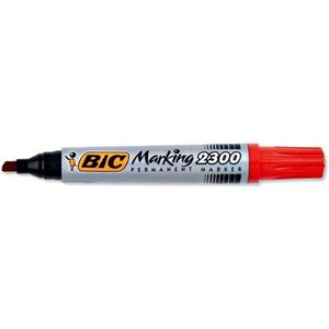 Bic Permanent Marker 2300 Rood Ds/12st