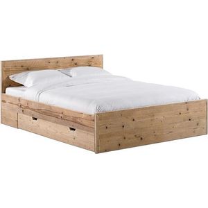 Steigerhouten bed met lade 180 cm x 210 cm