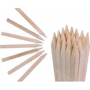 Vierkante houten palen voor je schutting/tuin - 50 stuks van 50 cm