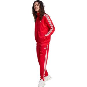 adidas Sportswear Basic 3-Stripes Tricot Trainingspak - Heren - Rood- M