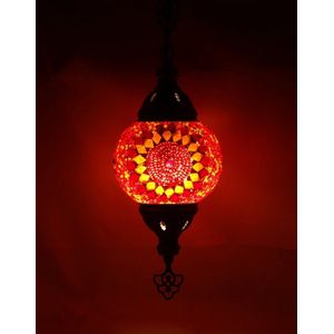 Oosterse mozaïek hanglamp (Turkse lamp)  ø 12 cm Bol