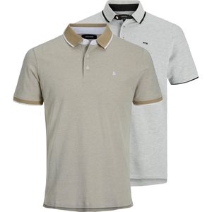 Jack & Jones Paulos Polo's SS Heren (2-pack) - Maat M