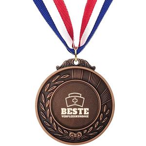Akyol - beste verpleegkundige medaille bronskleuring - Arts - cadeau verpleegkundige - leuk cadeau voor je verpleegkundige om te geven - verjaardag verpleegkundige