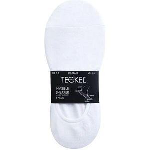 Teckel Invisible sneakersokken 3 paar - beige - Maat 36/40