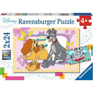 De schattigste Disney Puppies Puzzel (2x24 stukjes)