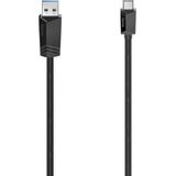 Hama USB-C-kabel USB-C-stekker - USB-A-stekker USB 3.2 Gen1 5 Gbit/s 1,50 M