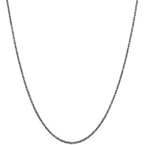 KUZZOI Heren Halsketting Heren Koord Ketting Basic Gedraaid Fijn Trend in 925 Sterling Zilver