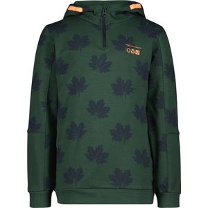 4PRESIDENT Sweater jongens - Dark Green AOP - Maat 128 - Jongens trui