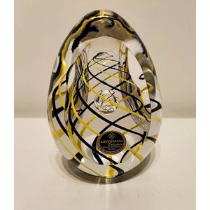 Artcristal Bohemia presse papier Egg