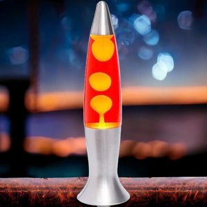 Lavalamp - Rood & Oranje - 38 cm - Lava Lamp - Lavalampen