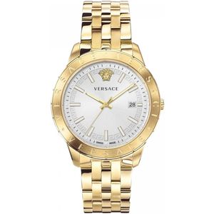 Versace VE2C00521 horloge mannen - Roestvrij Staal - goud