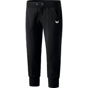 Basics 3/4-Sweatbroek - Trainingsbroek - Vrouwen - Maat XXL - Zwart