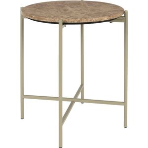 Housecraft Living Tooz bijzettafel Rond 40 cm Marmer Beige