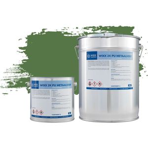 Wixx 2K PU Metaalverf - 5L - RAL 6010 | Grasgroen