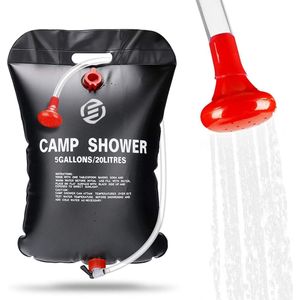 Equivera Buitendouche - Campingdouche - Camping Douche - Camping Douche met Douchekop - Mobiele Douche - Draagbare Douche - Campingdouches - Buitendouches - Buiten Douche - Buitendouche Camping - Buitendouche Camper - Buiten Douche Camping
