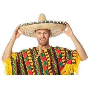 Sombrero verkleed hoed Cancun de luxe 55 cm - Mexicaanse carnaval hoeden