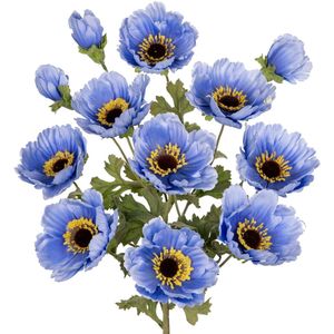 My Ninki ® Kunstmatige Klaprozen voor Prachtige Interieurdecoratie - Set van 3 Realistische Bloemen voor Elke Ruimte
