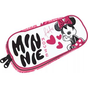 Disney Minnie Mouse Pennenetui Dubbeldeks (26x6x10 cm) - Polyester