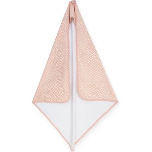 Jollein Badcape Snake 75x75cm - Pale Pink