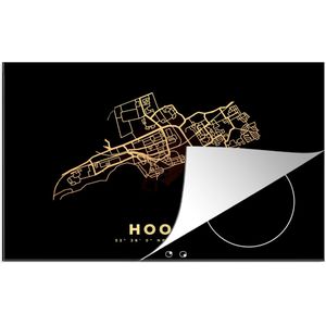 KitchenYeah® Inductie beschermer 81x52 cm - Plattegrond - Hoorn - Kaart - Stadskaart - Kookplaataccessoires - Afdekplaat voor kookplaat - Inductiebeschermer - Inductiemat - Inductieplaat mat
