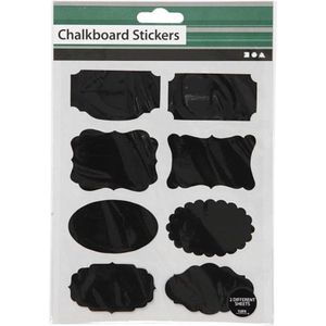 Schoolbord stickers – bordjes