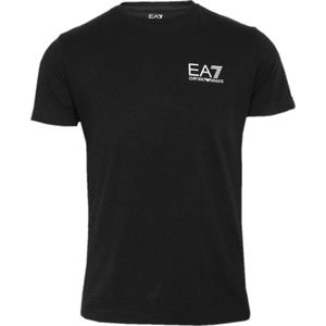 EA7 Emporio Armani Basic Logo T-Shirt Heren Zwart - Maat: XS