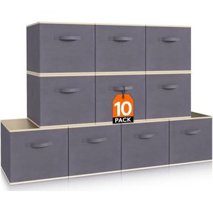 TheLau ® Veelzijdige Opvouwbare Stoffen Opbergdozen Voor Stijlvolle Organisatie In Huis