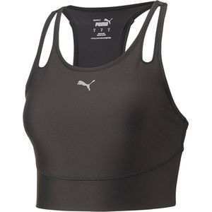 Puma Run Ultraform Crop T Mouwloos T-shirt Zwart M Vrouw