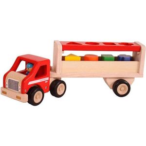 Vrachtwagen - Met geometrische blokken