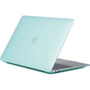 Mobigear Laptophoes geschikt voor Apple MacBook Air 13 Inch (2018-2020) Hoes Hardshell Laptopcover MacBook Case | Mobigear Matte - Groen - Model A1932 / A2179 / A2337