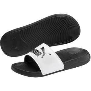 Slippers voor Kinderen Puma Popcat 20 Wit Zwart - 38
