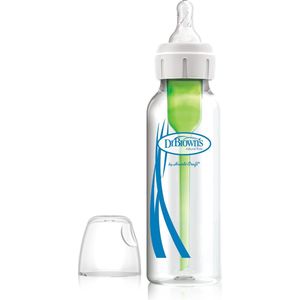 Dr. Brown's Options+ Anti-Colic Babyfles - Smalle halsfles - Glas - 250ml