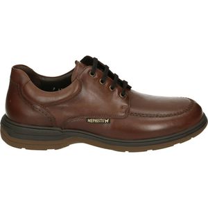 Mephisto DOUK RIKO - Volwassenen Heren sneakersVrije tijdsschoenen - Kleur: Cognac - Maat: 46