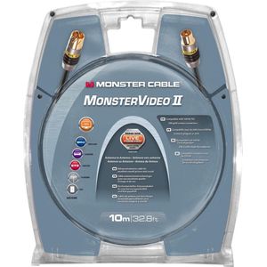 Monster - MV2A Dual Shielded Performance Coaxiale PAL - Antennekabel - 10 m