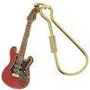Sleutelhanger Stratocaster, rood