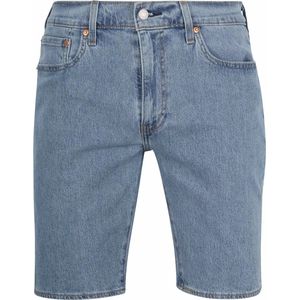 Levi's - ’s 504 Denim Short SRC Blauw - Heren - Maat 32 - Regular-fit
