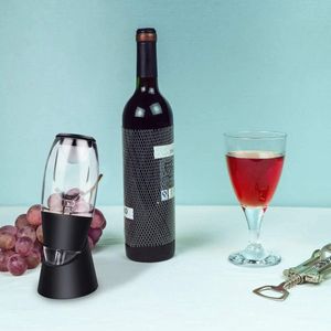 Wijnbeluchter, wijndecanteerder, premium wijndecanteerder met venturi-effect, wijnkaraf decanteerder, rode wijn, Aeratorset, snelst ontnuchterende wijnbeluchter