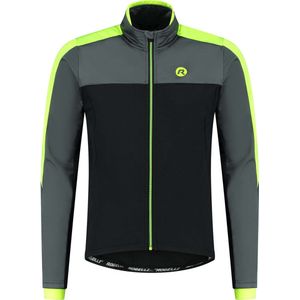 Rogelli Freeze Winterjack - Fietsjack Heren - Zwart/Grijs/Fluor - Maat S