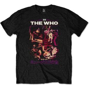 The Who - Japan '73 Heren T-shirt - XL - Zwart