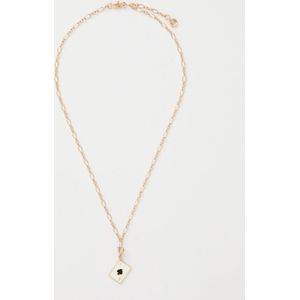 Fable England - Bedelketting - Ketting - Sieraad - Goudkleurig - One size - Oval Figaro