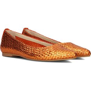 Stefano Lauran 23226 Ballerina's - Ballarina Schoenen - Instappers - Dames - Oranje - Maat 42