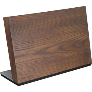 Magnetisch messenblok voor 8 messen - Houten messenhouder voor vleesmessen, hakmessen en meer