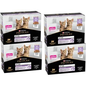 Pro Plan Kitten Healthy Start Multipack - Kattenvoer Natvoer - Kalkoen - 40x85 g