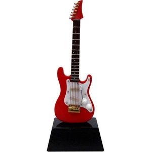 Miniatuurinstrument rode elektrische gitaar