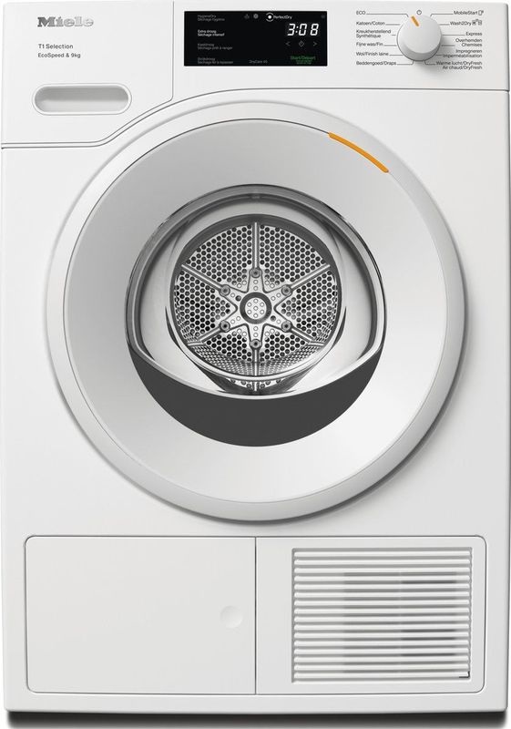 Miele TSD 643 WP EcoSpeed & Wash2Dry - Droogkast - 9 kg - NL/FR