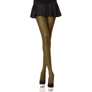 Merry Style Dames Panty - 70 DEN - Medium gloss - Polyamide - SS-Caldo-70 - Khaki - XS-S