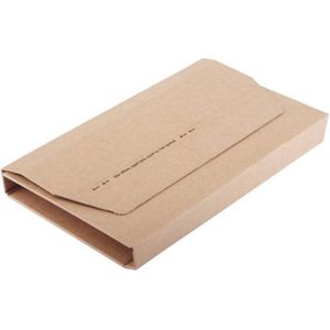 Wikkelverpakking CleverPack A4 +zelfkl strip - bruin - 10 stuks