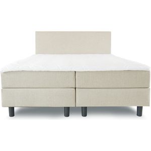 Boxspring Home - Compleet - Pocketvering - HR koudschuim - Beige - 200x210 cm