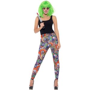 SMIFFYS - Evil clown legging voor vrouwen - S